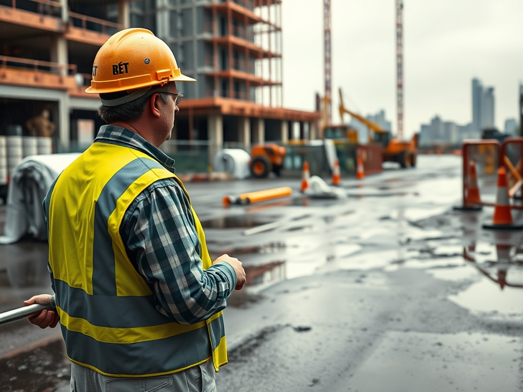 Storm preparation and site shutdown checklists for contractors